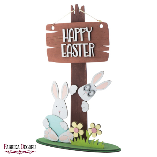 Baza do dekorowania "Happy Easter-3" #151 - foto 1  - Fabrika Decoru