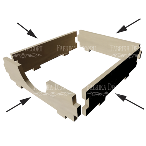 Desk organizer DIY kit "Old city", #02 - foto 2