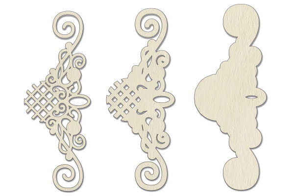 Chipboard embellishments set, FDCH-289