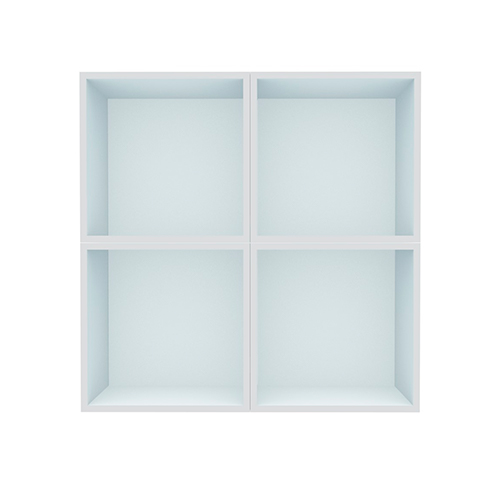 Półka 400mm x 400mm x 250mm, Korpus Biały, Panel tylny MDF - foto 5  - Fabrika Decoru