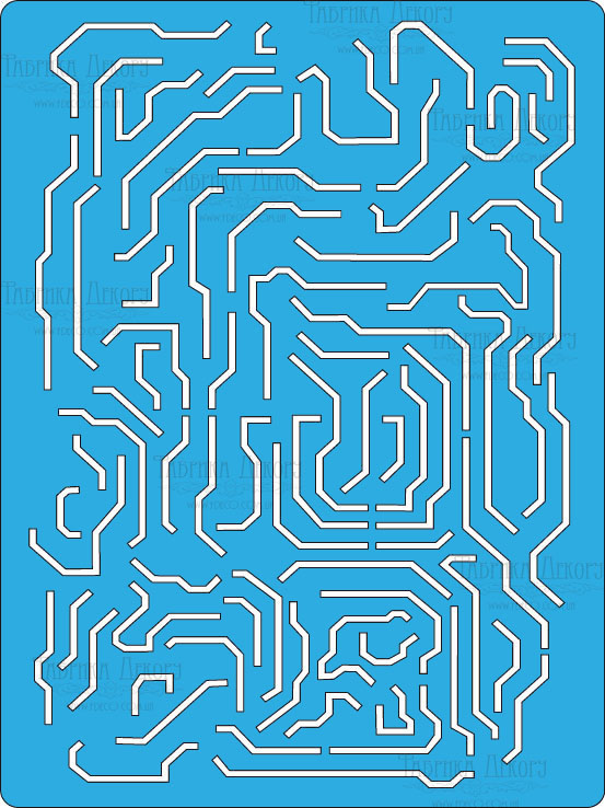 трафарет многоразовый 15x20см электросхема #118 фабрика декору