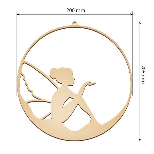 Art Stained Glass Kit "Forest Fairy", for painting by numbers - foto 2