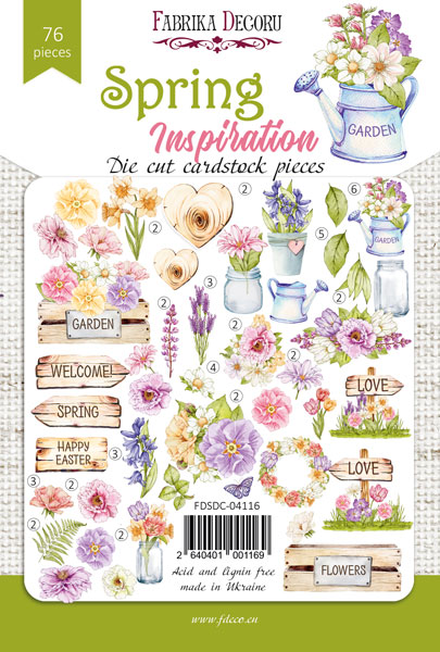 Set of die cuts Spring inspiration, 76 pcs - foto 0