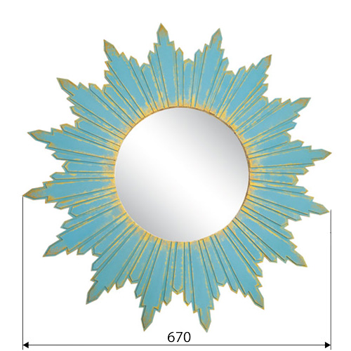 Mirror Sun Turquoise with Gold, Creative DIY kit #22 - foto 1