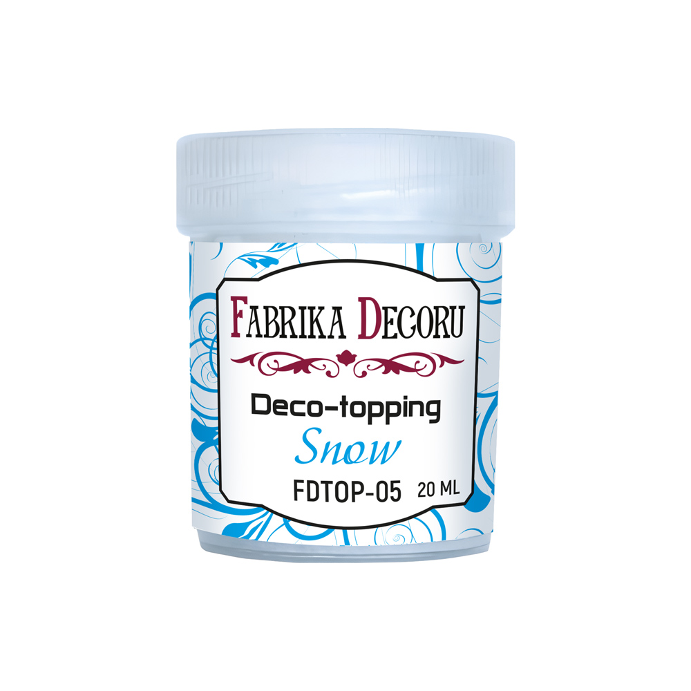 Sztuczny śnieg, drobne płatki 20ml - Fabrika Decoru