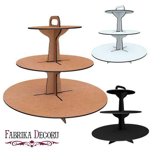 Candy stand for 3 tiers with handle, 300 х 290mm, #408