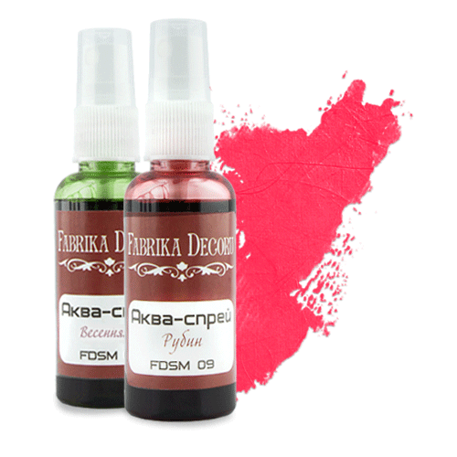 аква-спреи фабрика декору