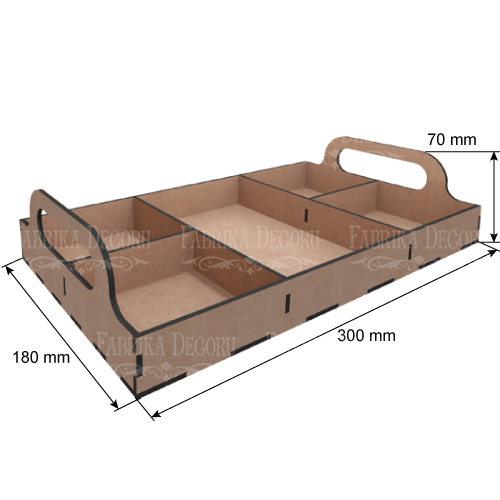 Mix box-Taca na 5 ogniw, 18x30x7cm - foto 0  - Fabrika Decoru