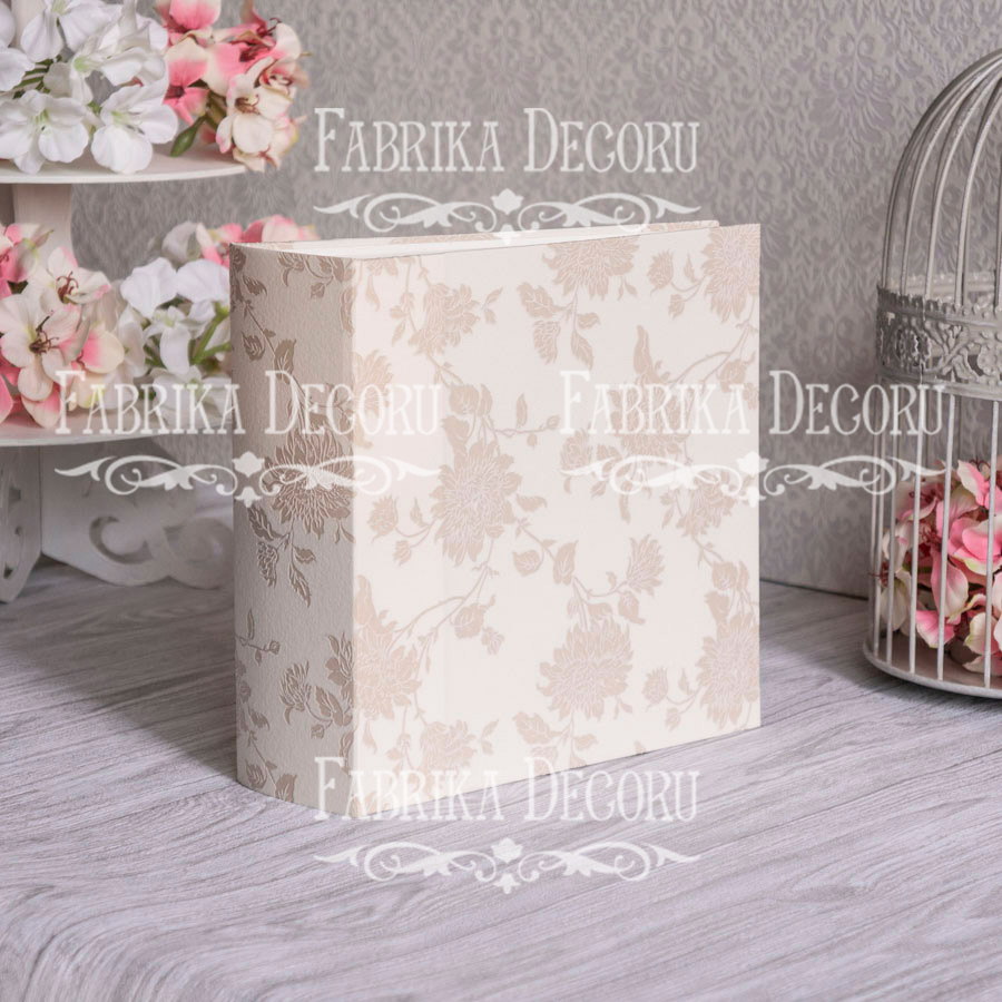 заготовка альбома shabby beige 20см x 20см