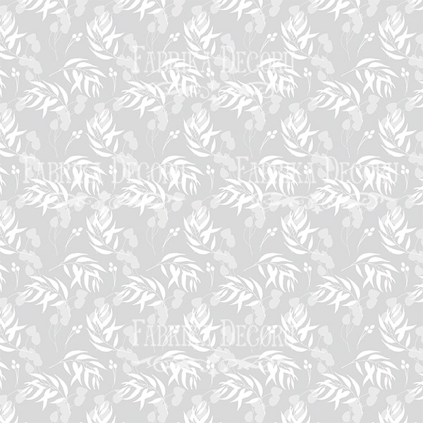 Blatt doppelseitiges Papier für Scrapbooking Tender Orchid #6-04 12"x12" - Fabrika Decoru
