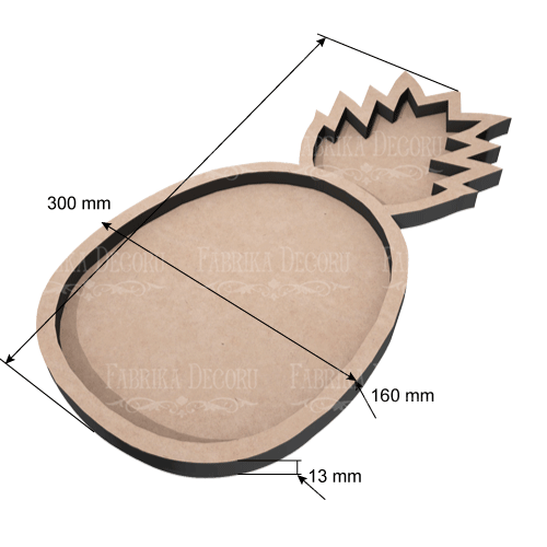 Микс бокс Ананас декоративный, 30х16см - Фото 1