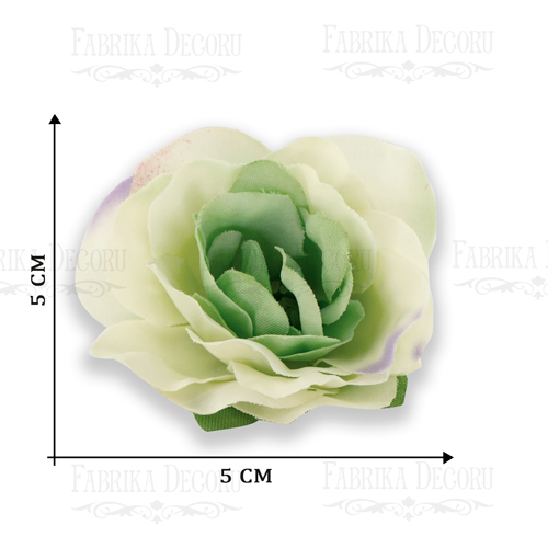 Rosenblüten, Farbe Creme mit Minze, 1 Stk - foto 1  - Fabrika Decoru