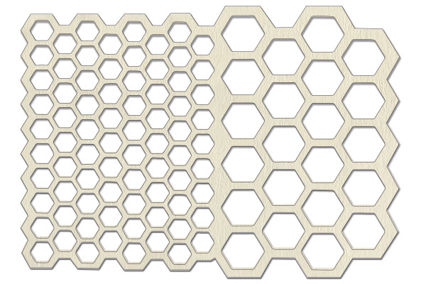 Chipboard embellishments set, "Honeycomb" #030