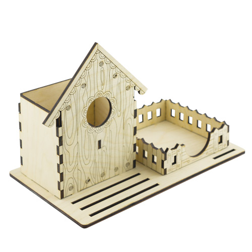 Schichtholz-Organizer-Set "Birdhouse" - Fabrika Decoru