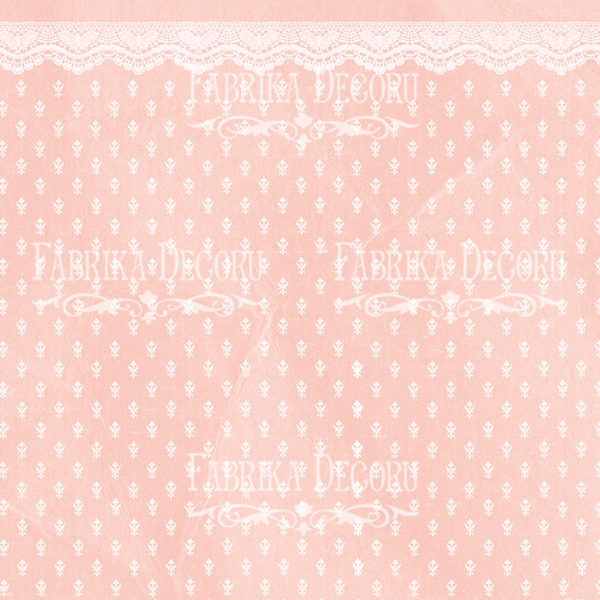 Sheet of double-sided paper for scrapbooking Shabby baby girl redesign #34-04 12"x12" - foto 0