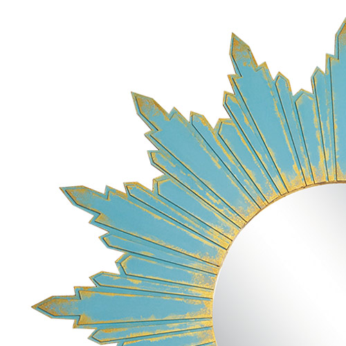 Mirror Sun Turquoise with Gold, Creative DIY kit #22 - foto 2