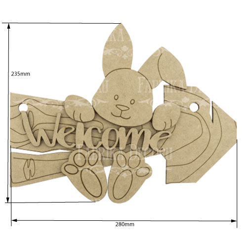 Blank for decoration "Welcome-2" #130 - foto 0