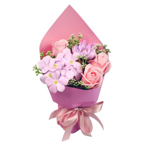 Bouquet of chrysanthemums, hydrangeas and roses “Pink Dreams” - foto 3