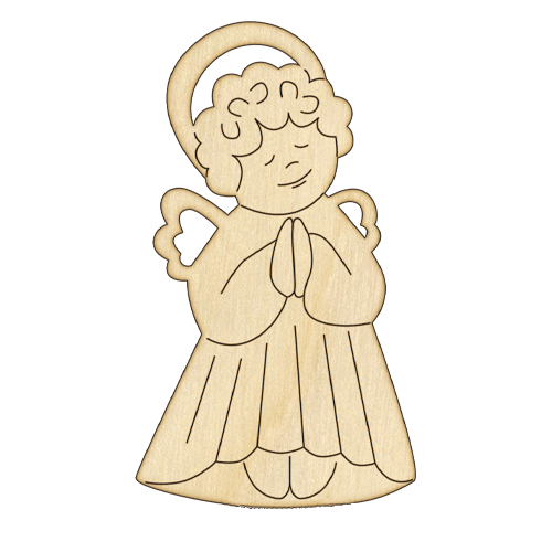 Figurine for painting and decorating #25, "Little Angel"