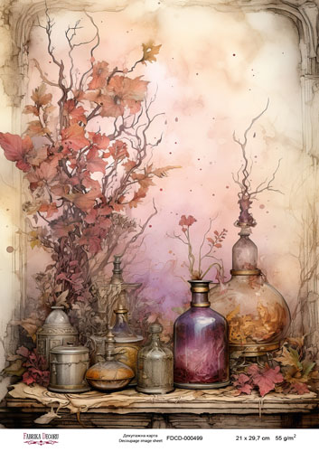 Decoupage-Karte #0499, 21x29,7 cm - Fabrika Decoru