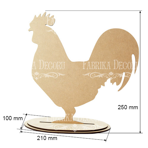 Blank for decoration "Rooster" #241 - foto 0