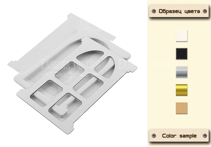 Заготовка для шейкера "Window-2" 12х8,3 color_Milk