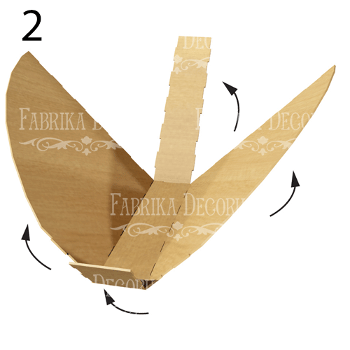 Drewniany organizer 1-komórkowy do przechowywania papieru A3 lub papieru do scrapbookingu (1 sekcja) - foto 4  - Fabrika Decoru