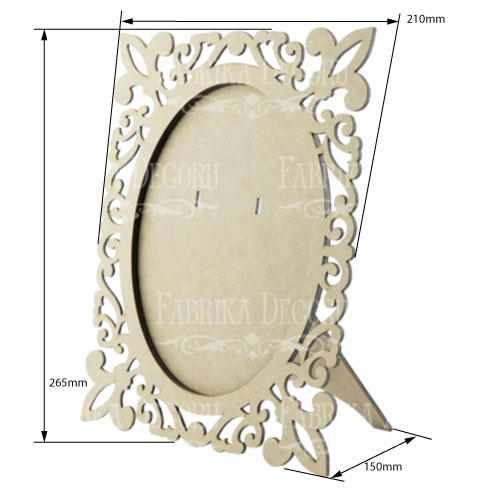 Baza do dekorowania "Ramka na zdjęcie-6" #163 - foto 0  - Fabrika Decoru