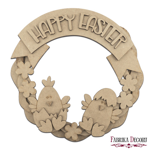 Baza do dekorowania "Happy Easter-1" #143 - Fabrika Decoru