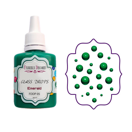 Liquid glass drops Emerald 30 ml