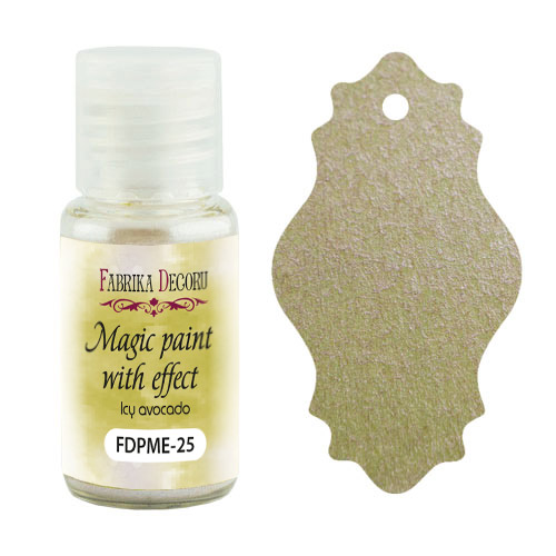 Sucha farba Magic paint z efektem Lodowe Awokado, 15 ml - Fabrika Decoru