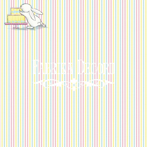 Набор двусторонней бумаги для скрапбукинга Bunny bithday party 20x20 см 10 листов - Фото 7