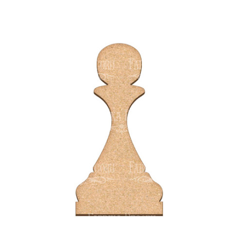 Art board Figura szachowa - Pionek, 9,5x18cm  - Fabrika Decoru