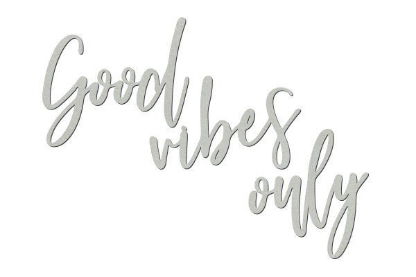 Chipboard "Good vibes only" #457 - foto 0