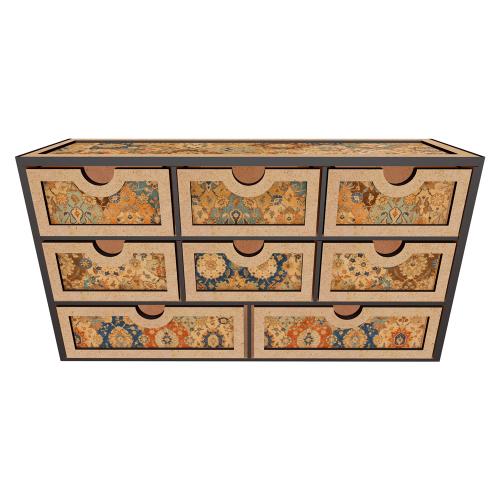 Schreibtisch-Organizer-Set zur Aufbewahrung von Schmuck, Nähzubehör, Kleinteilen #030 - foto 4  - Fabrika Decoru