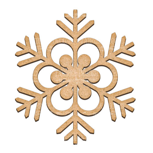  Art board Snowflake 30х32,5 cm