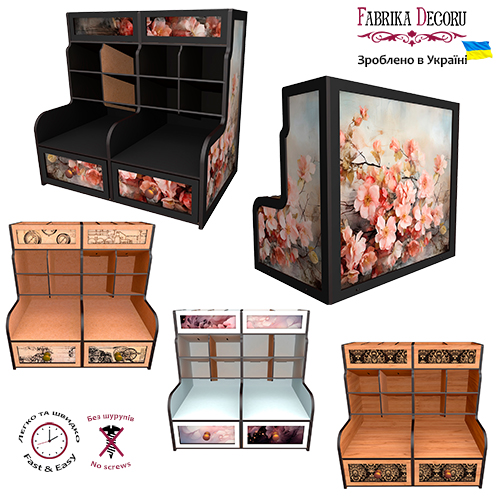 Organizer na biurko na Markery i Przybory, Z obrazkami, 31 x 20 x 30 cm - Fabrika Decoru