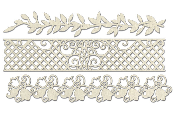 Chipboard embellishments set, FDCH-291