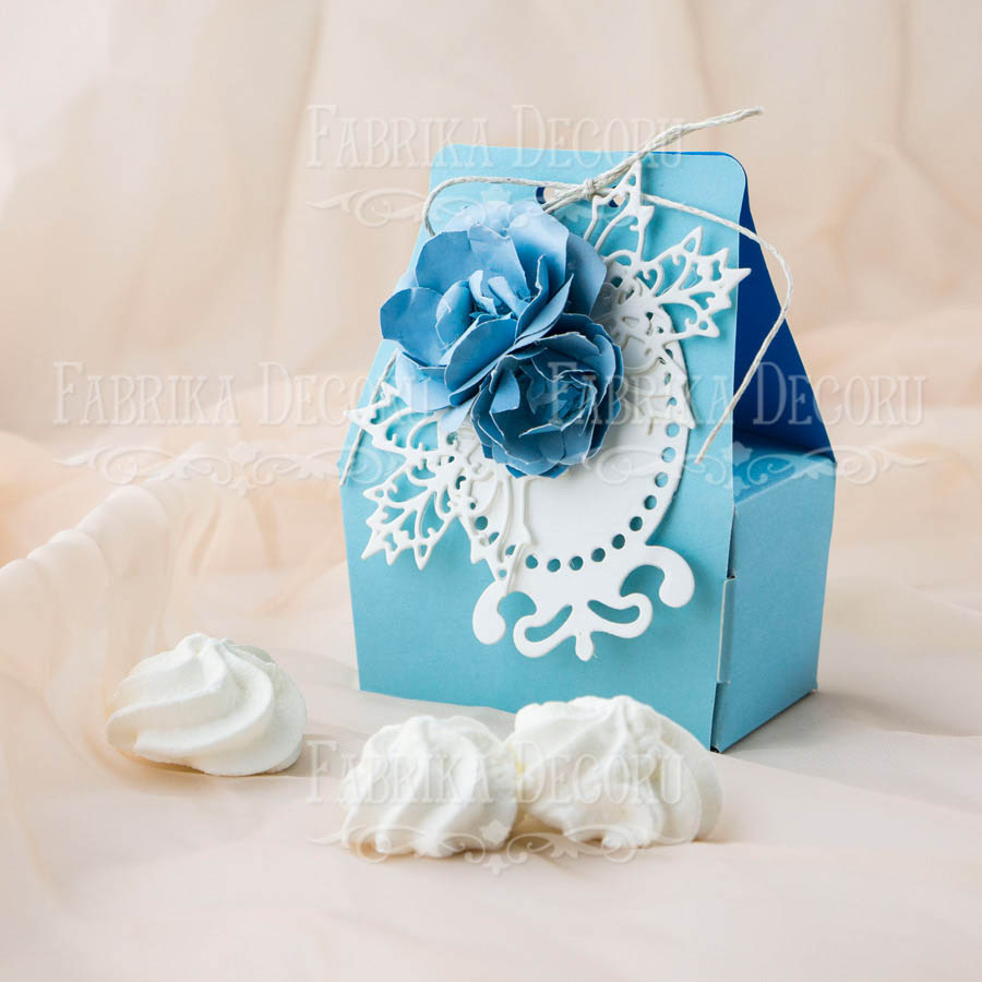 Bonbonniere Handbag set of cardboard blanks for gift wrapping, 6 pcs, 105х75х43 mm - foto 1