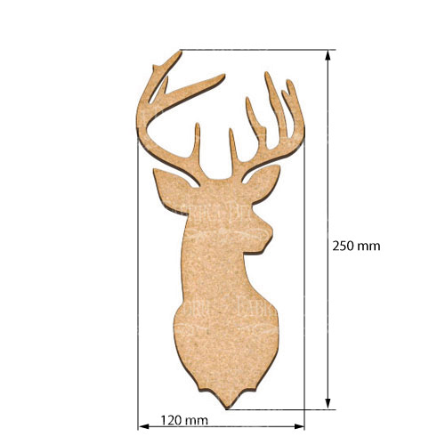  Art board Deer 12х25 cm - foto 0