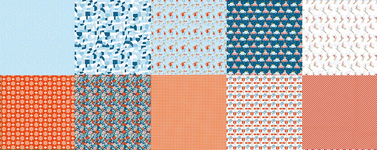 Double-sided scrapbooking paper set Winter in the city 12"x12" 10 sheets - foto 0