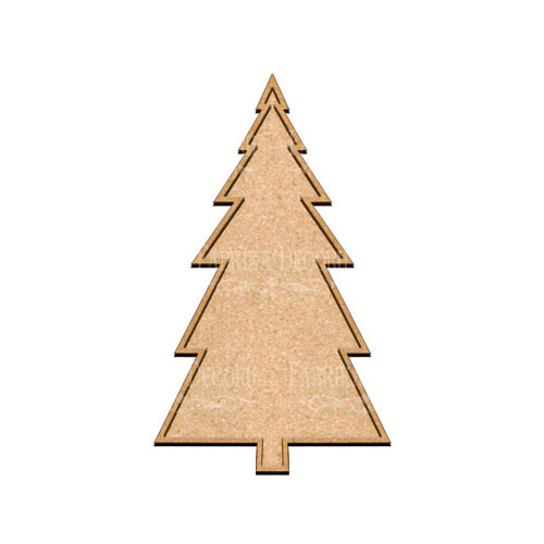  Art board Pine tree 13х22 cm