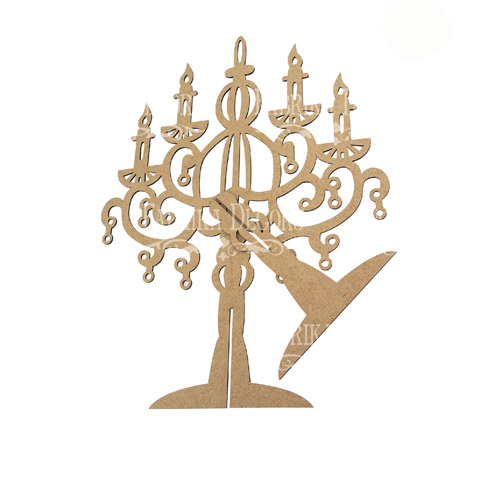 Blank for decoration Candelabrum with curls maxi #328 - foto 1