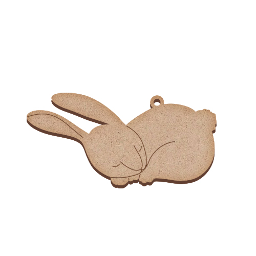 Blank for decoration, Bunny sleeps, #512