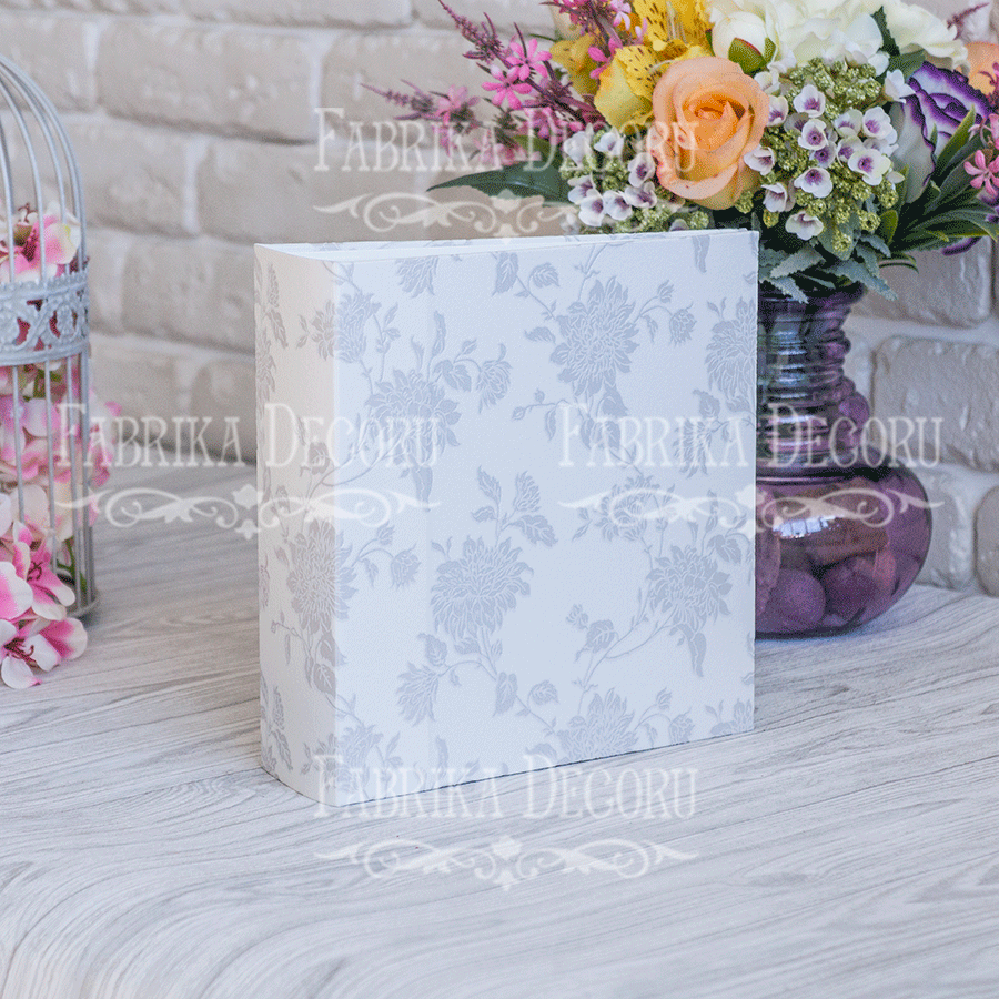 Blankoalbum Shabby White 20cm х 20cm - Fabrika Decoru