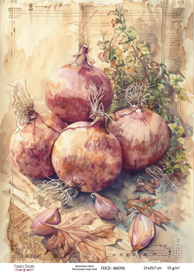 декупажная карта #0705, 21x29,7 см фабрика декору