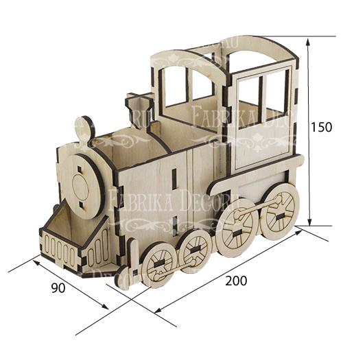 Toy Organizer "Train" (set) #034 - foto 0