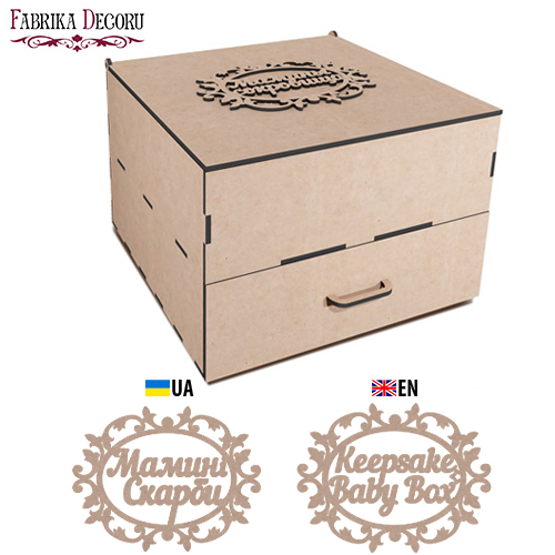 Box mit Abschnitten, Moms Treasures, Bausatz #284 - Fabrika Decoru