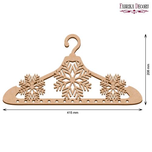 Artboard hanger Snowflakes, 21 см x 41.5 см, #224 - foto 0