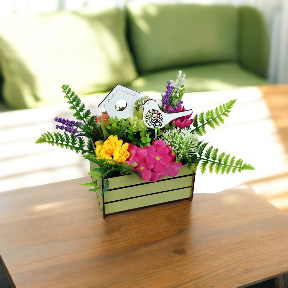 Seifenblumen-Bouquet „Frühlingsstimmung“, 150 x 150 x 200 mm - foto 1  - Fabrika Decoru